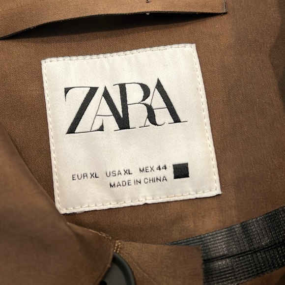 NWT ZARA Technical Trench Coat. - Picture 6 of 16